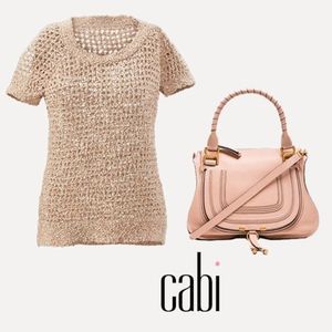 SOLD! Cabi Sorbet Pullover Open-Knit